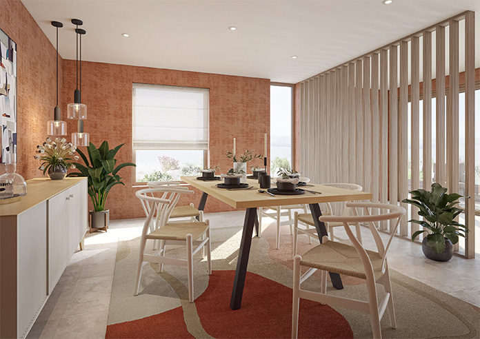 Gemstone Voile, White - Twist&Fit Roman Blind - Image 6